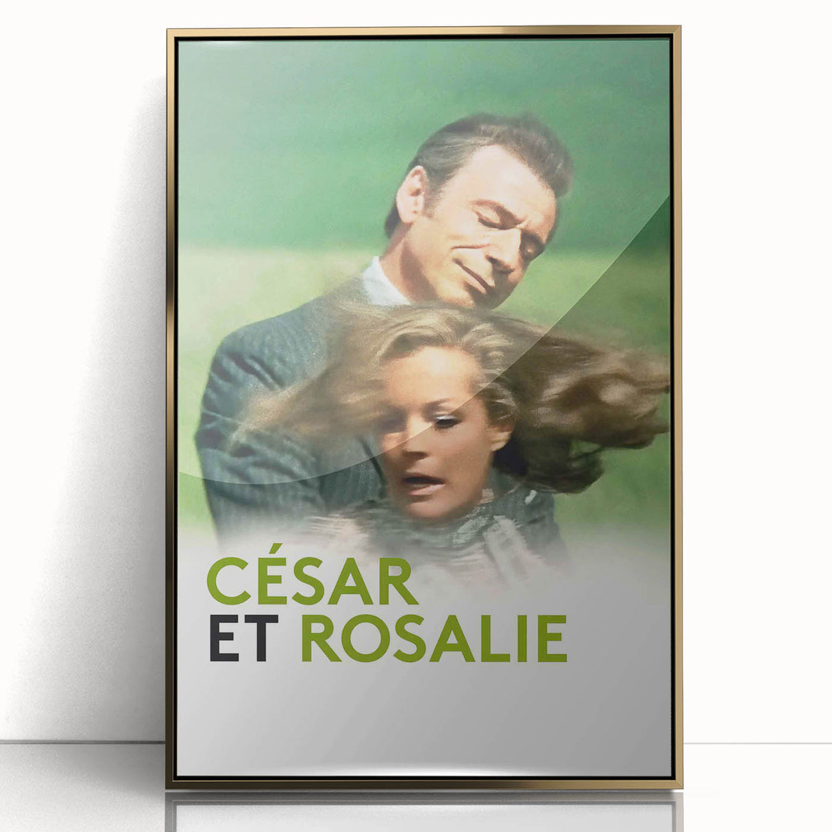 César et Rosalie 1970s Vintage Movie Poster Classic 70s Film Art