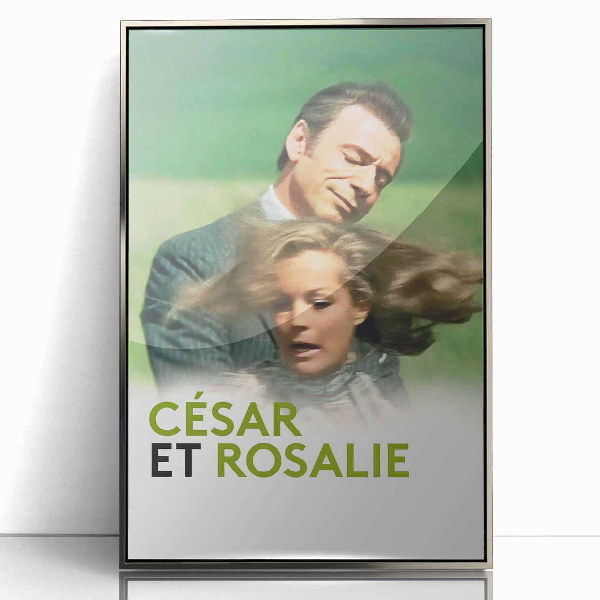 César et Rosalie 1970s Vintage Movie Poster Classic 70s Film Art