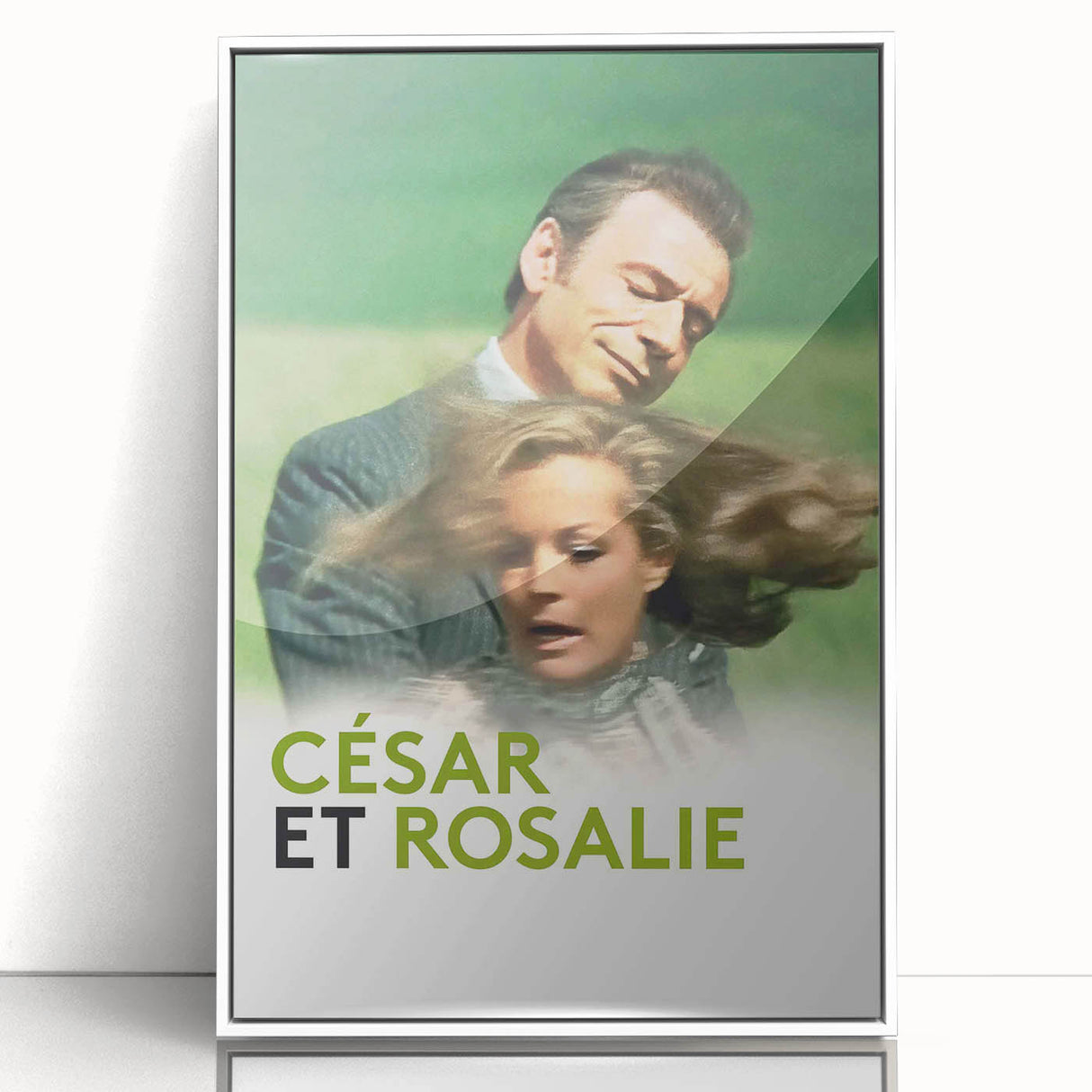 César et Rosalie 1970s Vintage Movie Poster Classic 70s Film Art