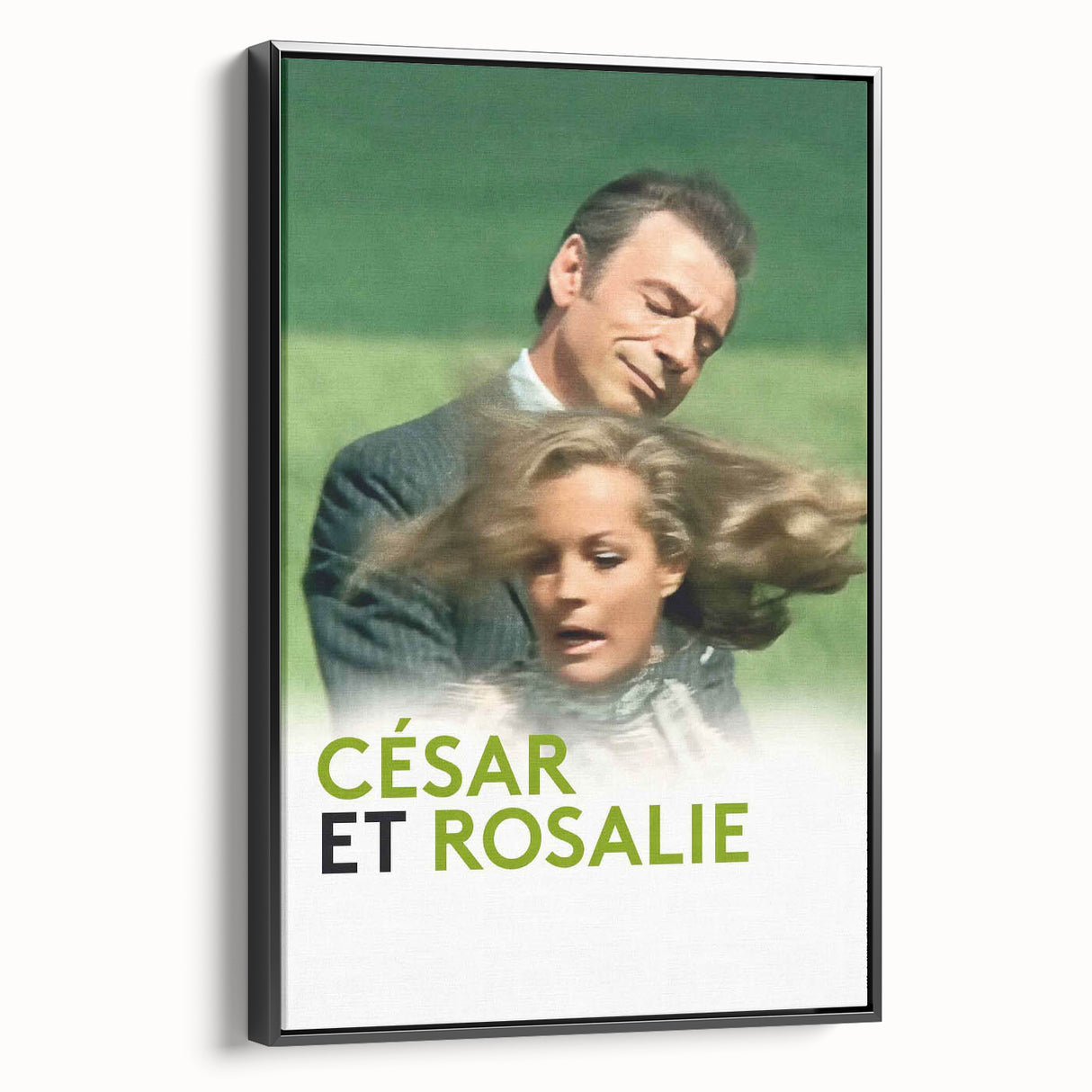 César et Rosalie 1970s Vintage Movie Poster Classic 70s Film Art
