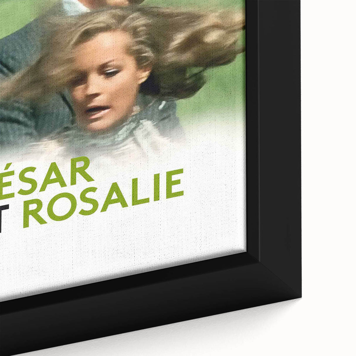 César et Rosalie 1970s Vintage Movie Poster Classic 70s Film Art