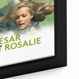 César et Rosalie 1970s Vintage Movie Poster Classic 70s Film Art