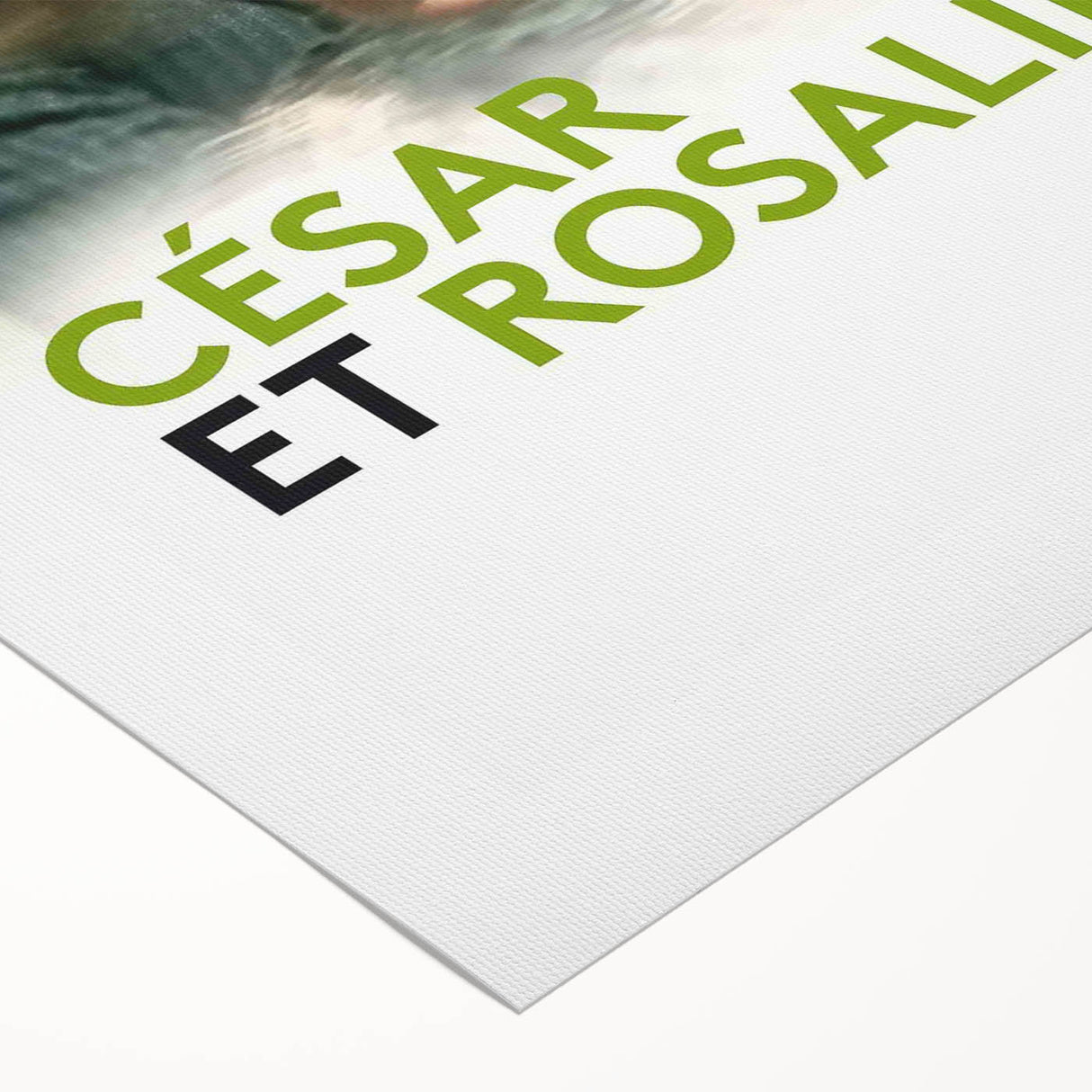 César et Rosalie 1970s Vintage Movie Poster Classic 70s Film Art
