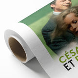 César et Rosalie 1970s Vintage Movie Poster Classic 70s Film Art