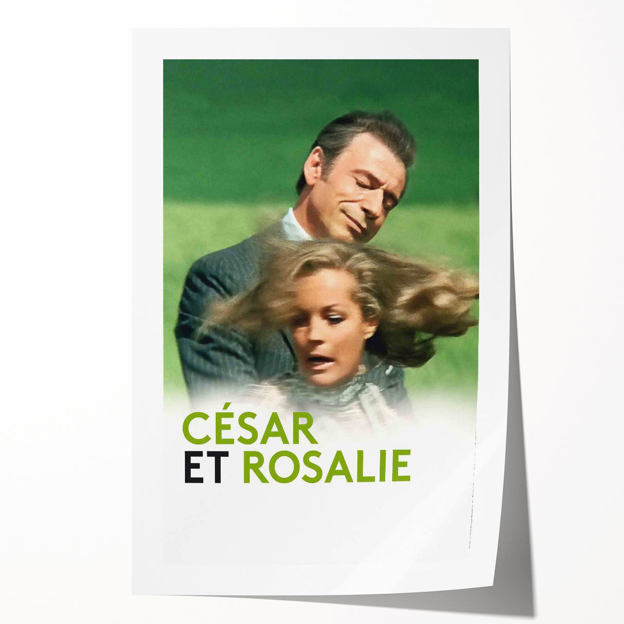 César et Rosalie 1970s Vintage Movie Poster Classic 70s Film Art