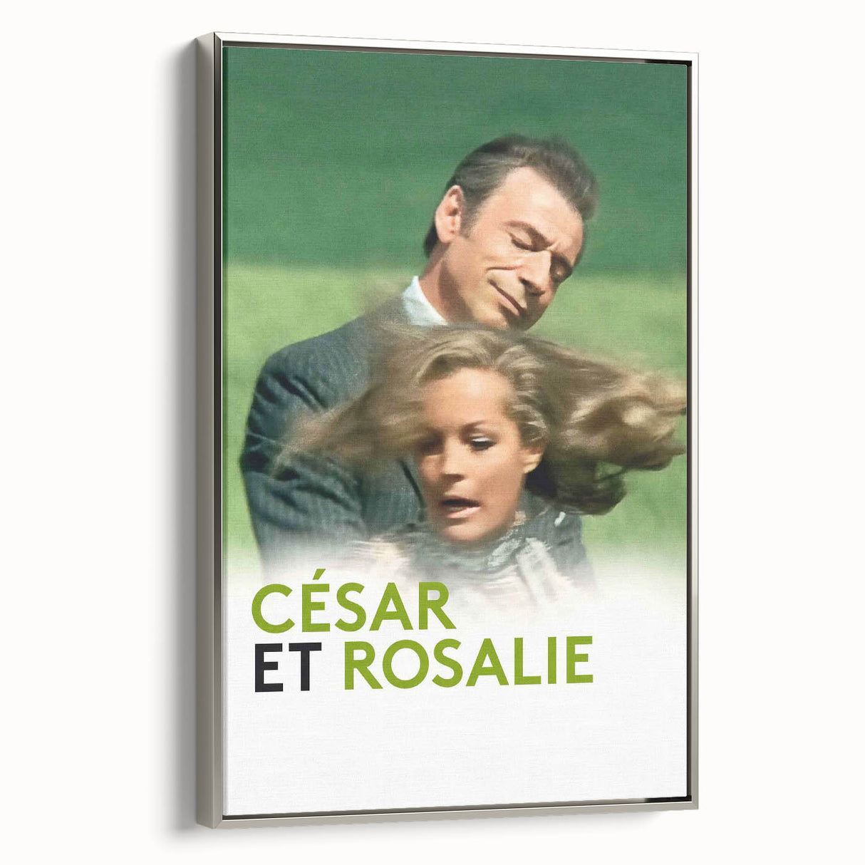 César et Rosalie 1970s Vintage Movie Poster Classic 70s Film Art