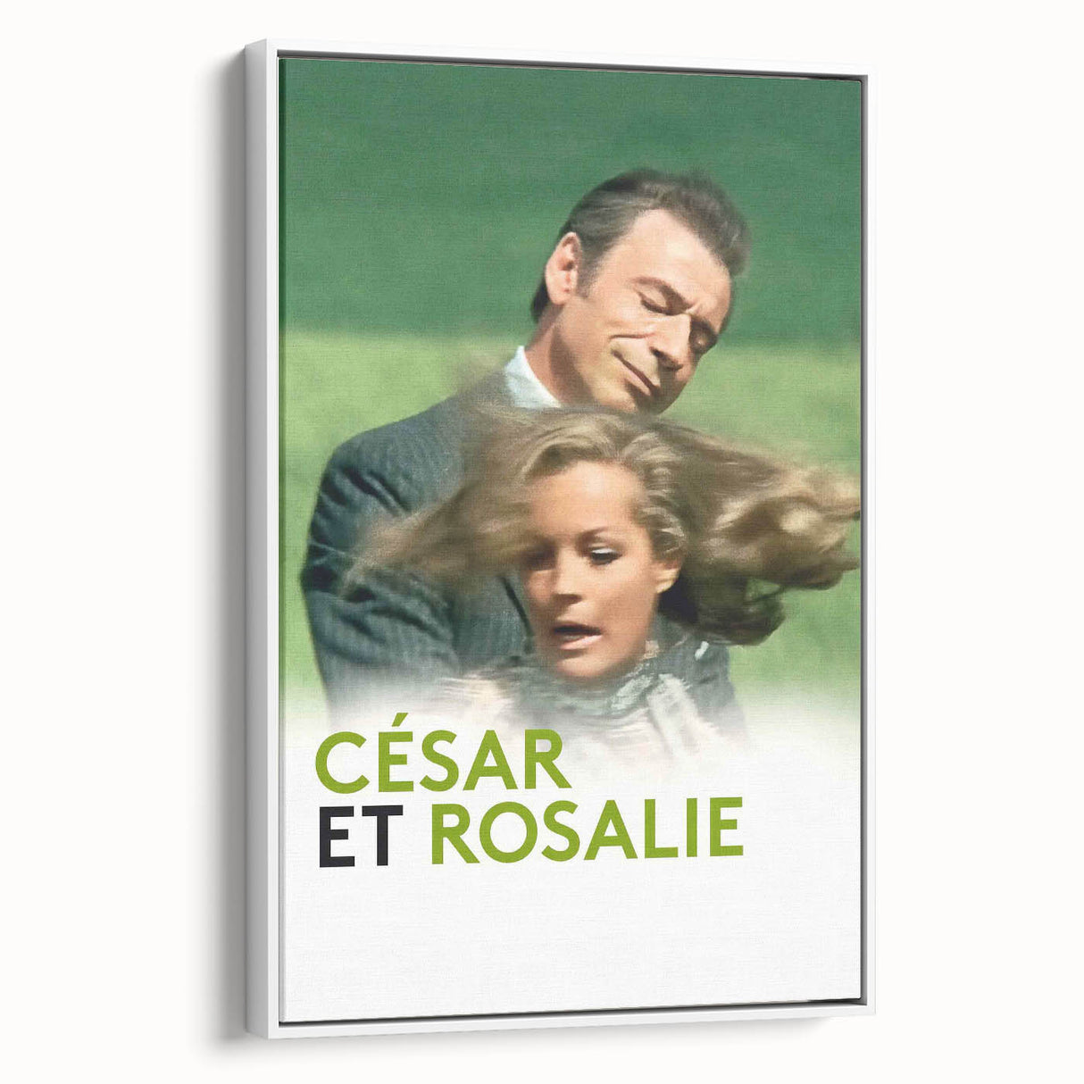 César et Rosalie 1970s Vintage Movie Poster Classic 70s Film Art