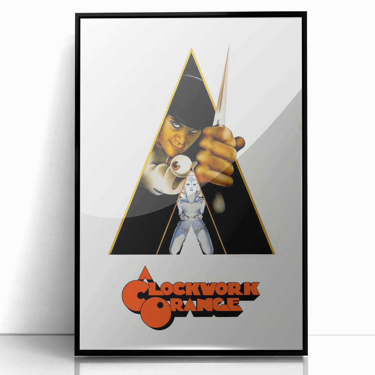 1970s Vintage Movie Poster – Classic 70s Film Art of A Clockwork Orange