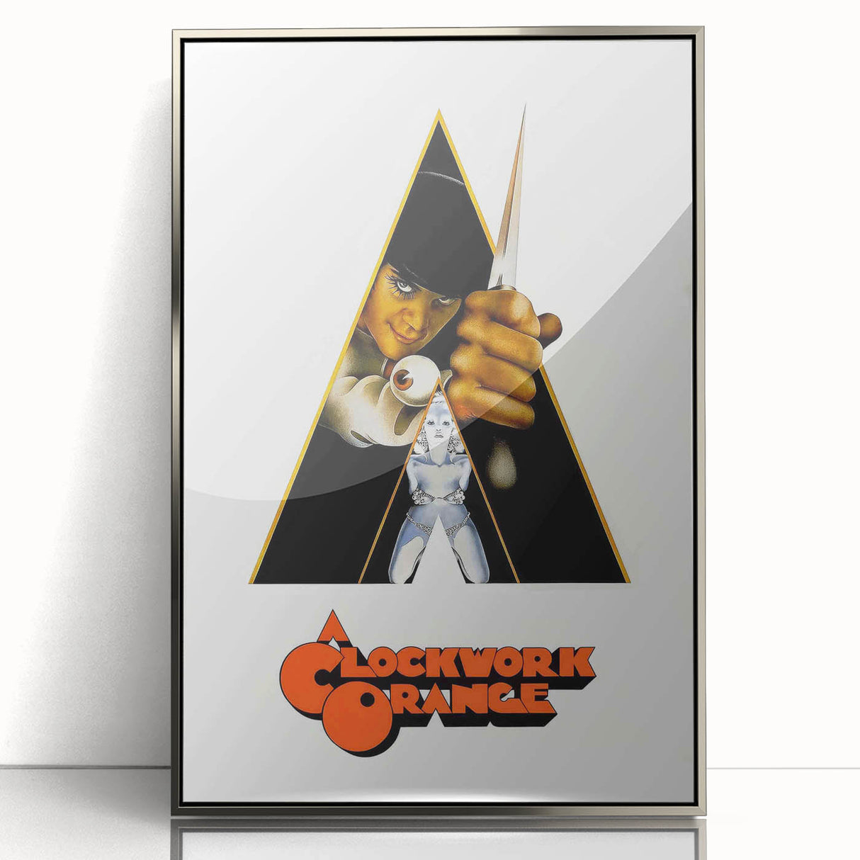1970s Vintage Movie Poster – Classic 70s Film Art of A Clockwork Orange
