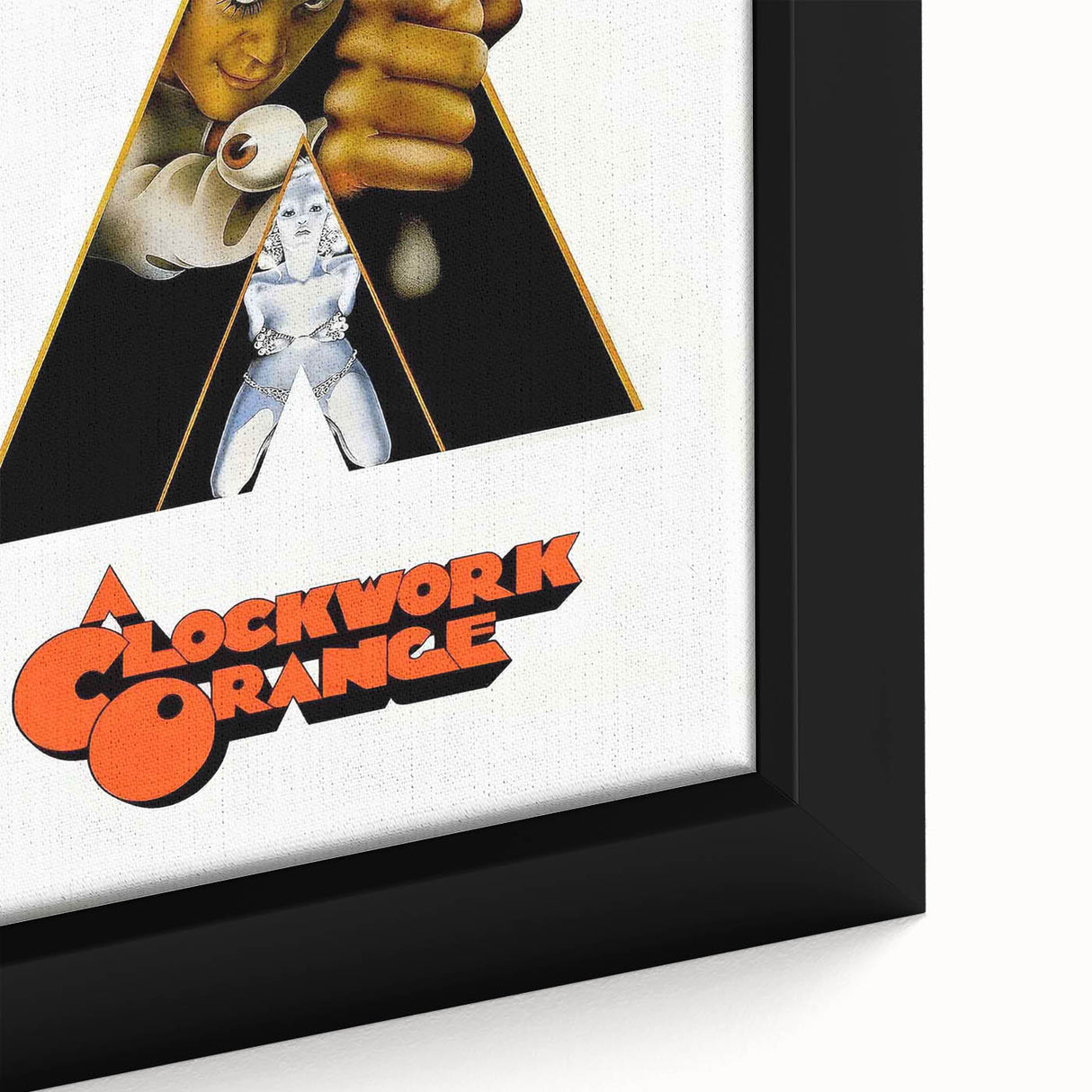 1970s Vintage Movie Poster – Classic 70s Film Art of A Clockwork Orange