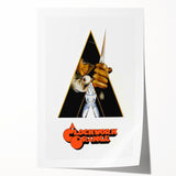 1970s Vintage Movie Poster – Classic 70s Film Art of A Clockwork Orange