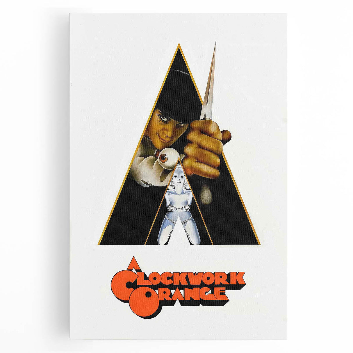 1970s Vintage Movie Poster – Classic 70s Film Art of A Clockwork Orange