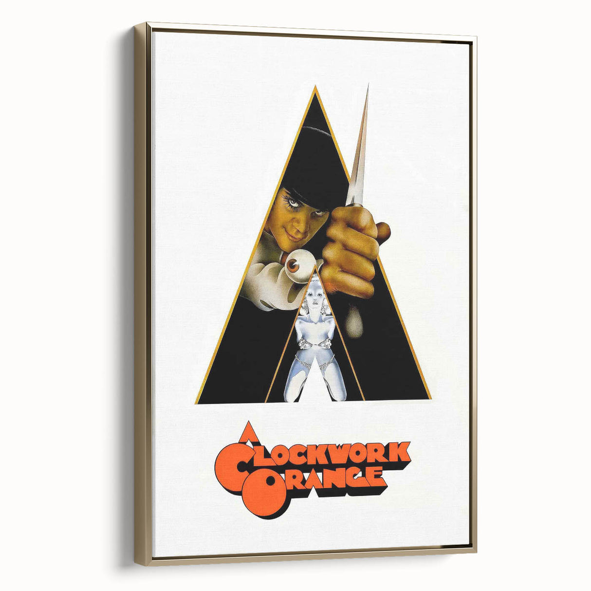 1970s Vintage Movie Poster – Classic 70s Film Art of A Clockwork Orange