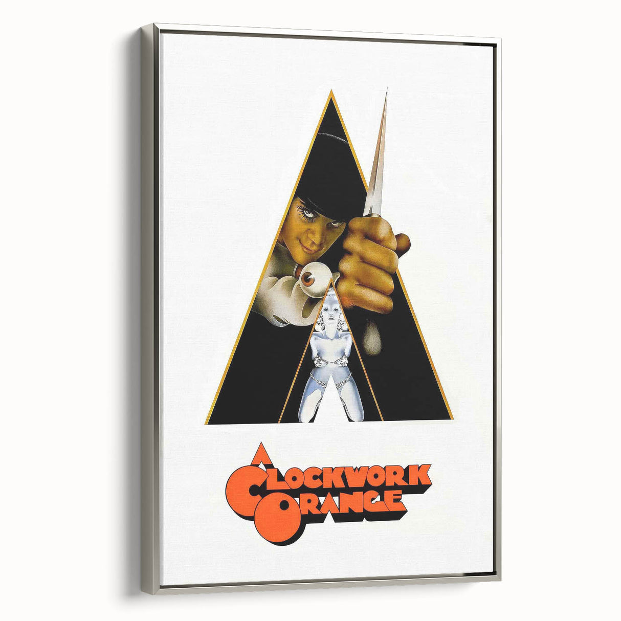 1970s Vintage Movie Poster – Classic 70s Film Art of A Clockwork Orange