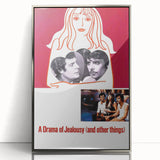 1970s Vintage Movie Poster – Classic 70s Film Art of A Drama of Jealousy