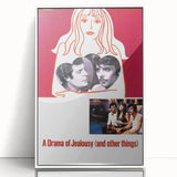 1970s Vintage Movie Poster – Classic 70s Film Art of A Drama of Jealousy