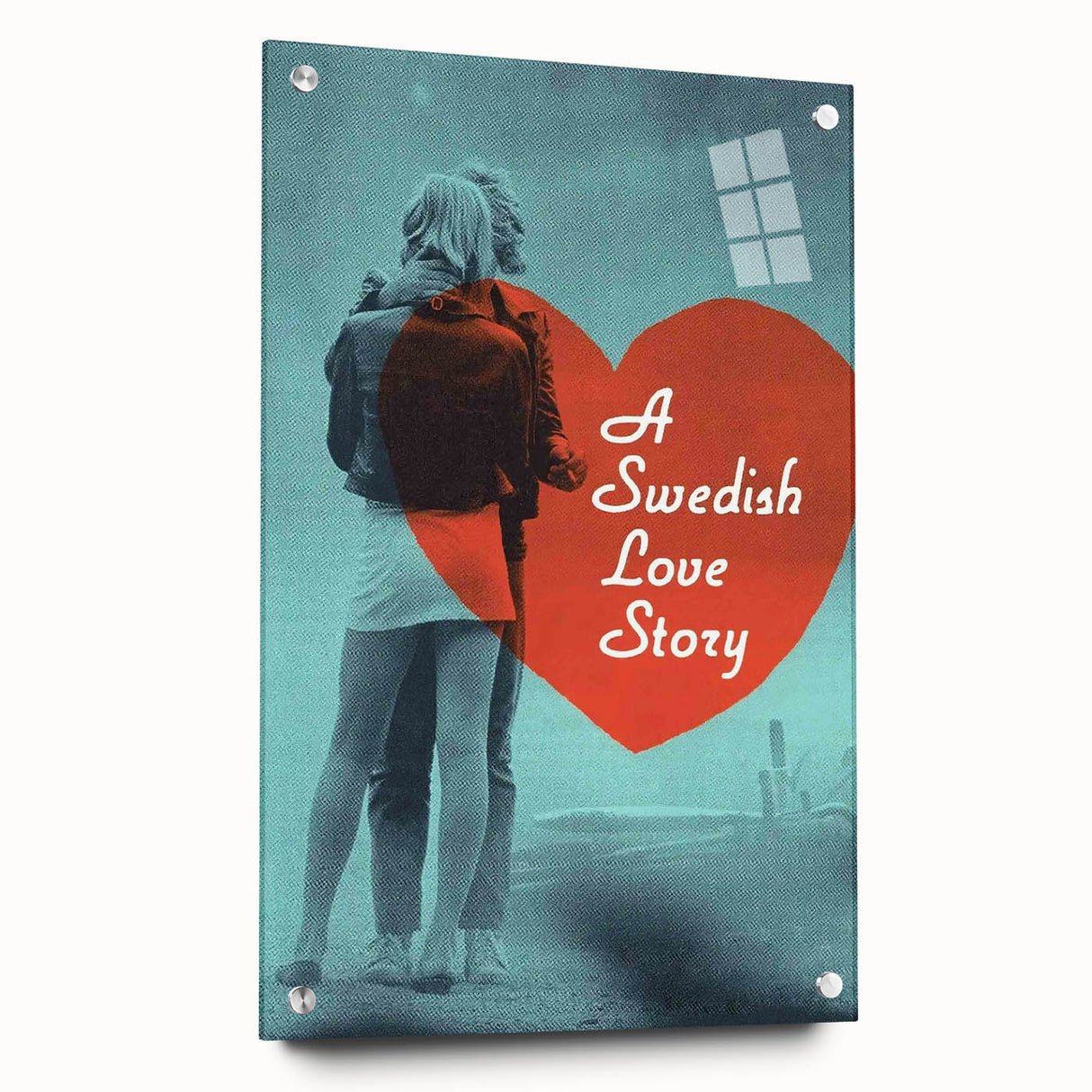 1970s Vintage Movie Poster – Classic 70s Film Art of A Swedish Love Story