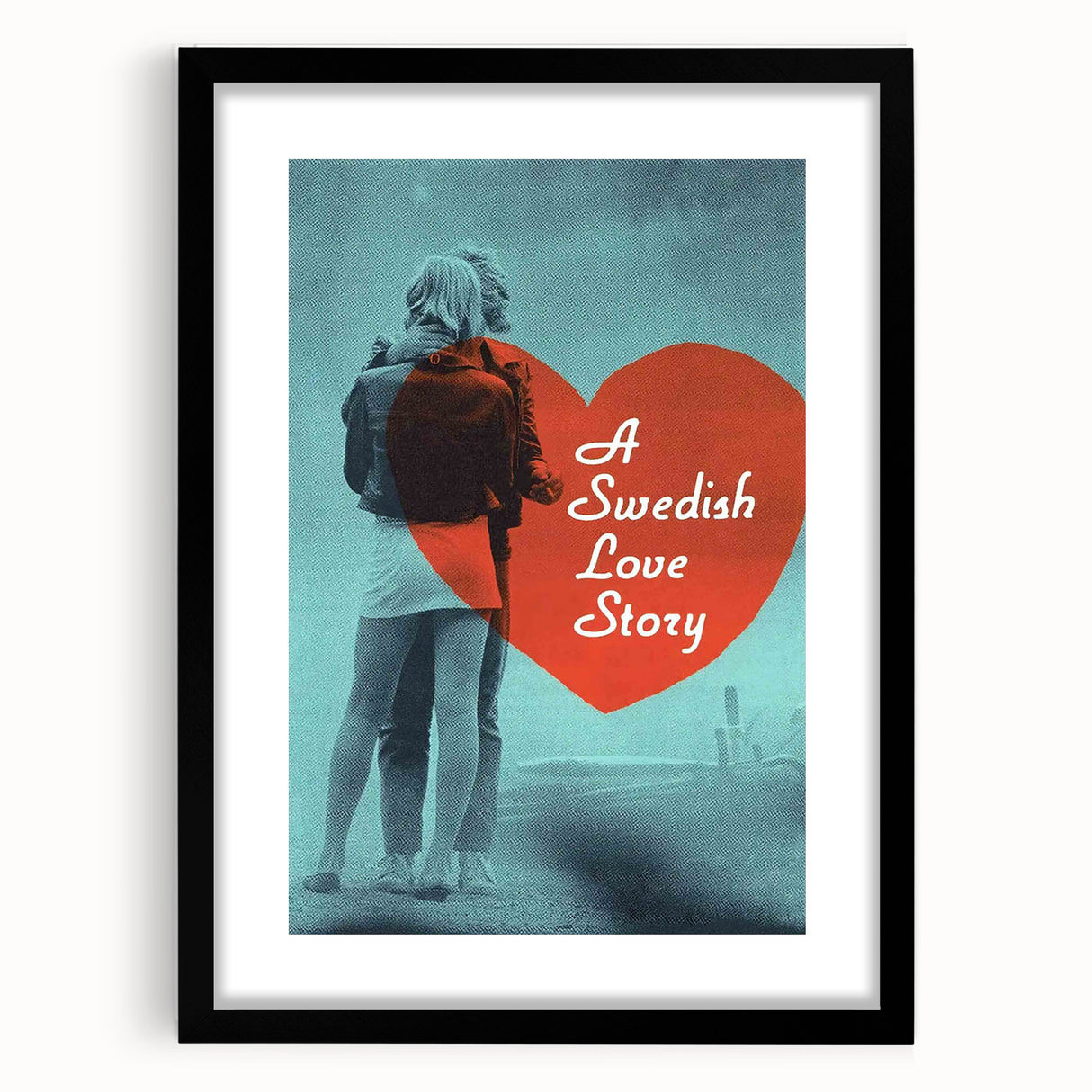 1970s Vintage Movie Poster – Classic 70s Film Art of A Swedish Love Story
