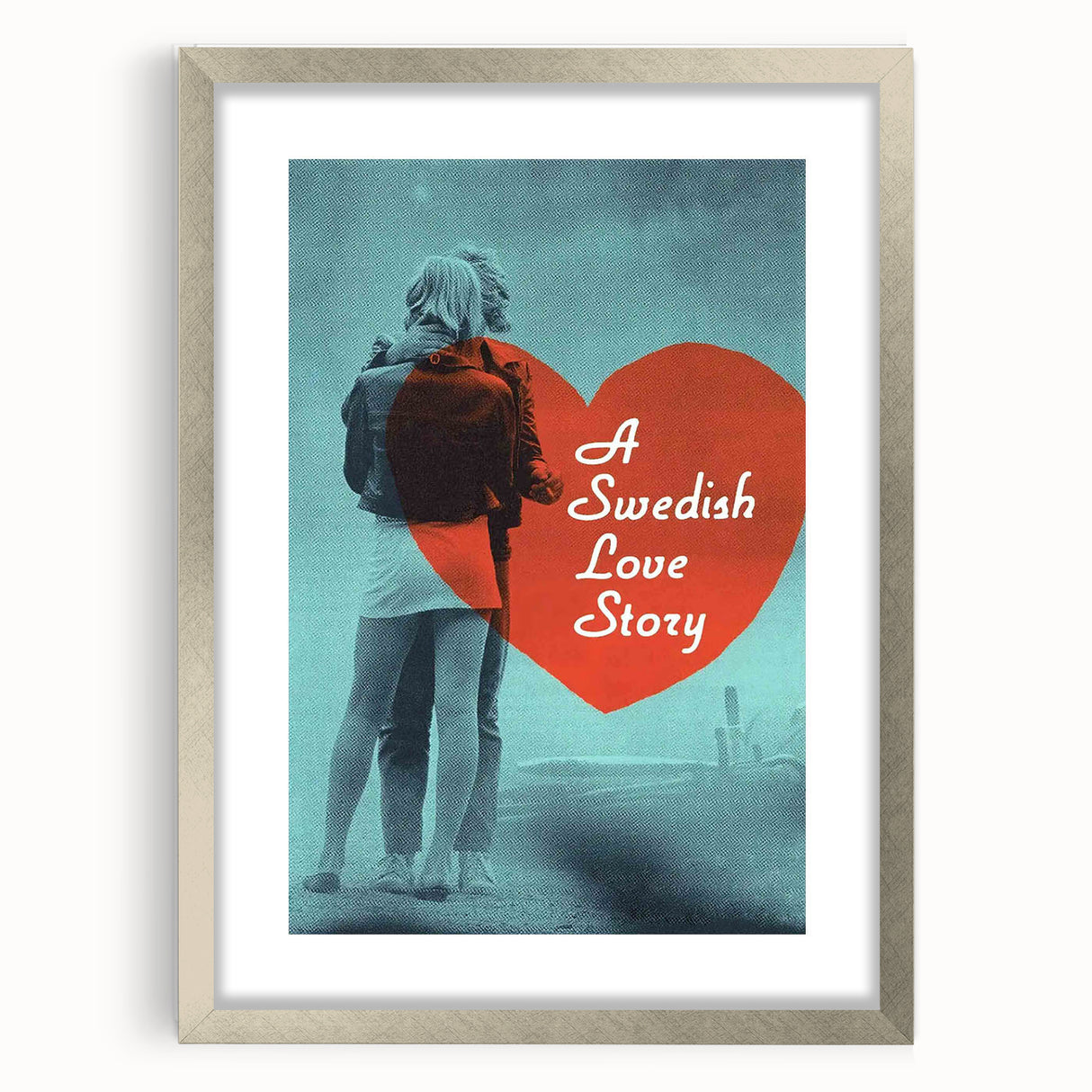 1970s Vintage Movie Poster – Classic 70s Film Art of A Swedish Love Story