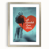 1970s Vintage Movie Poster – Classic 70s Film Art of A Swedish Love Story