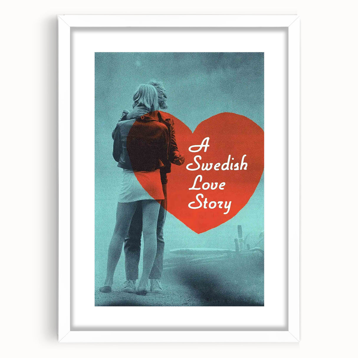 1970s Vintage Movie Poster – Classic 70s Film Art of A Swedish Love Story