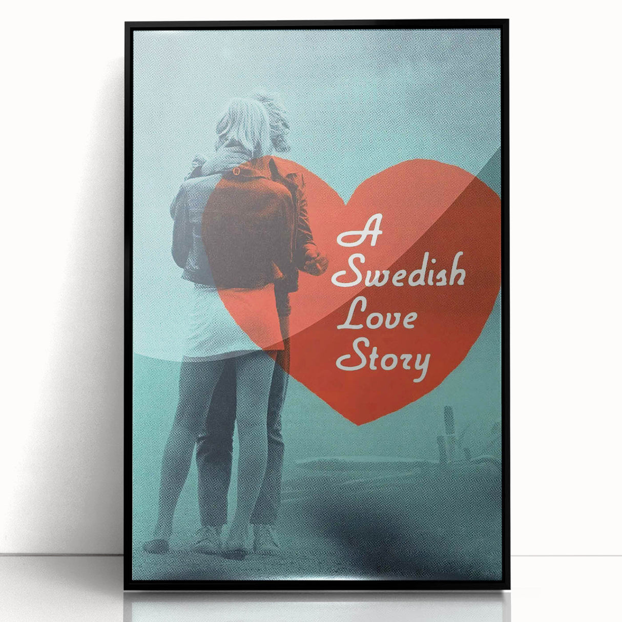 1970s Vintage Movie Poster – Classic 70s Film Art of A Swedish Love Story