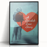 1970s Vintage Movie Poster – Classic 70s Film Art of A Swedish Love Story