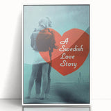1970s Vintage Movie Poster – Classic 70s Film Art of A Swedish Love Story