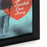 1970s Vintage Movie Poster – Classic 70s Film Art of A Swedish Love Story