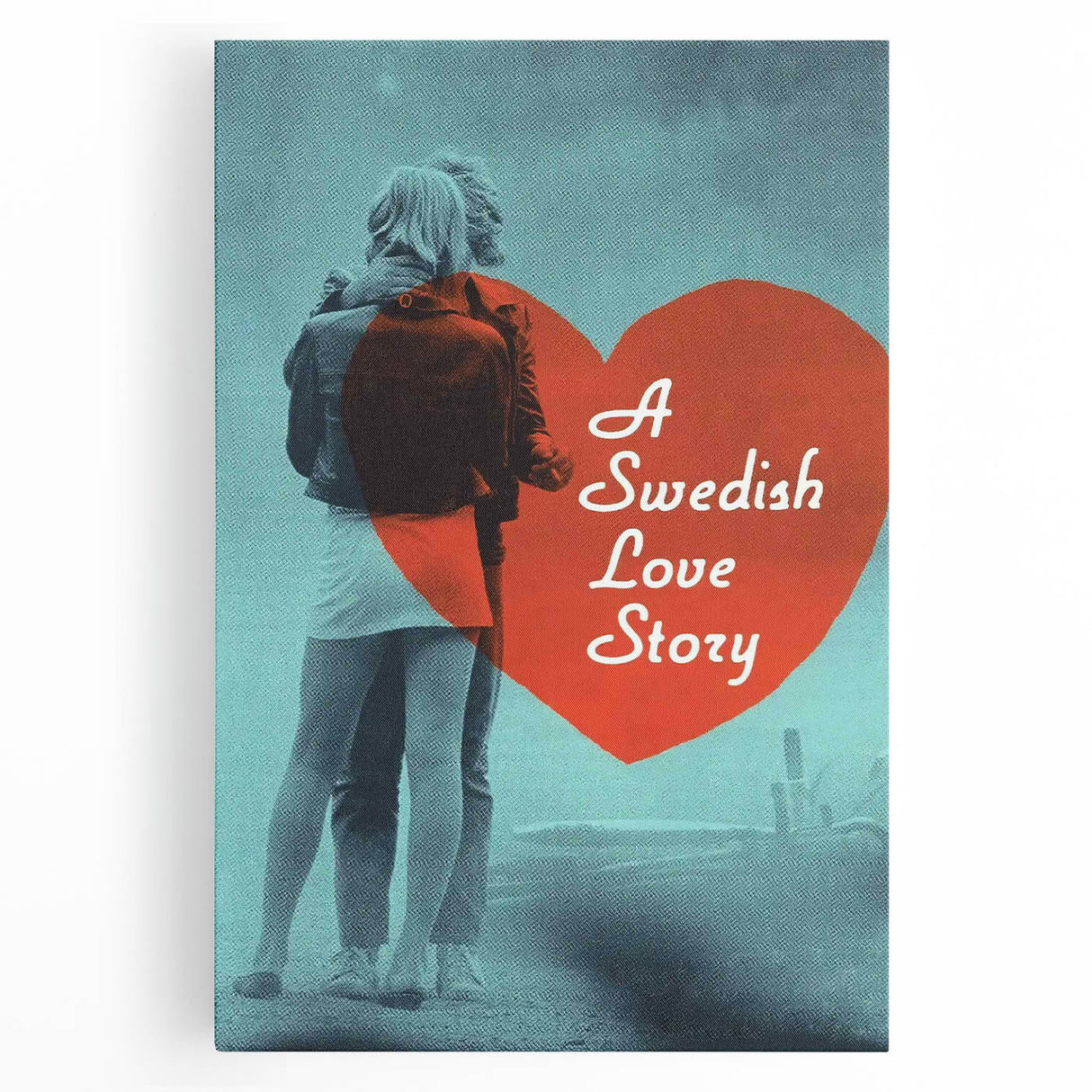 1970s Vintage Movie Poster – Classic 70s Film Art of A Swedish Love Story