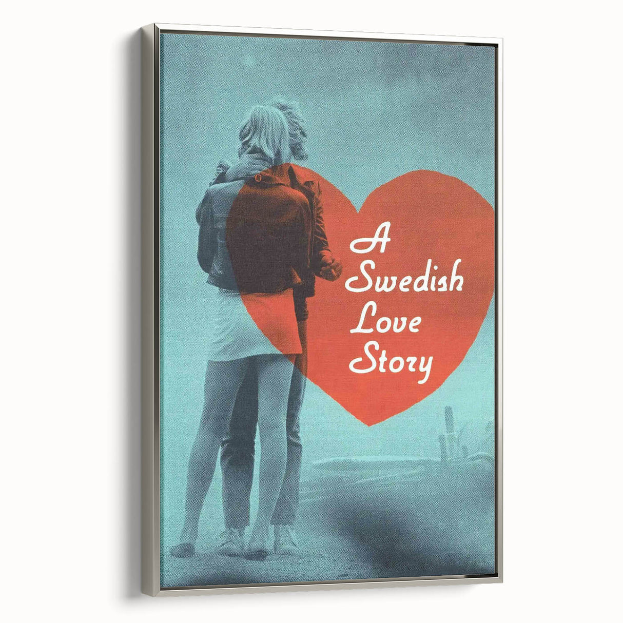 1970s Vintage Movie Poster – Classic 70s Film Art of A Swedish Love Story