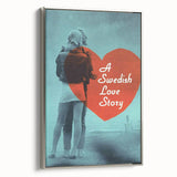 1970s Vintage Movie Poster – Classic 70s Film Art of A Swedish Love Story