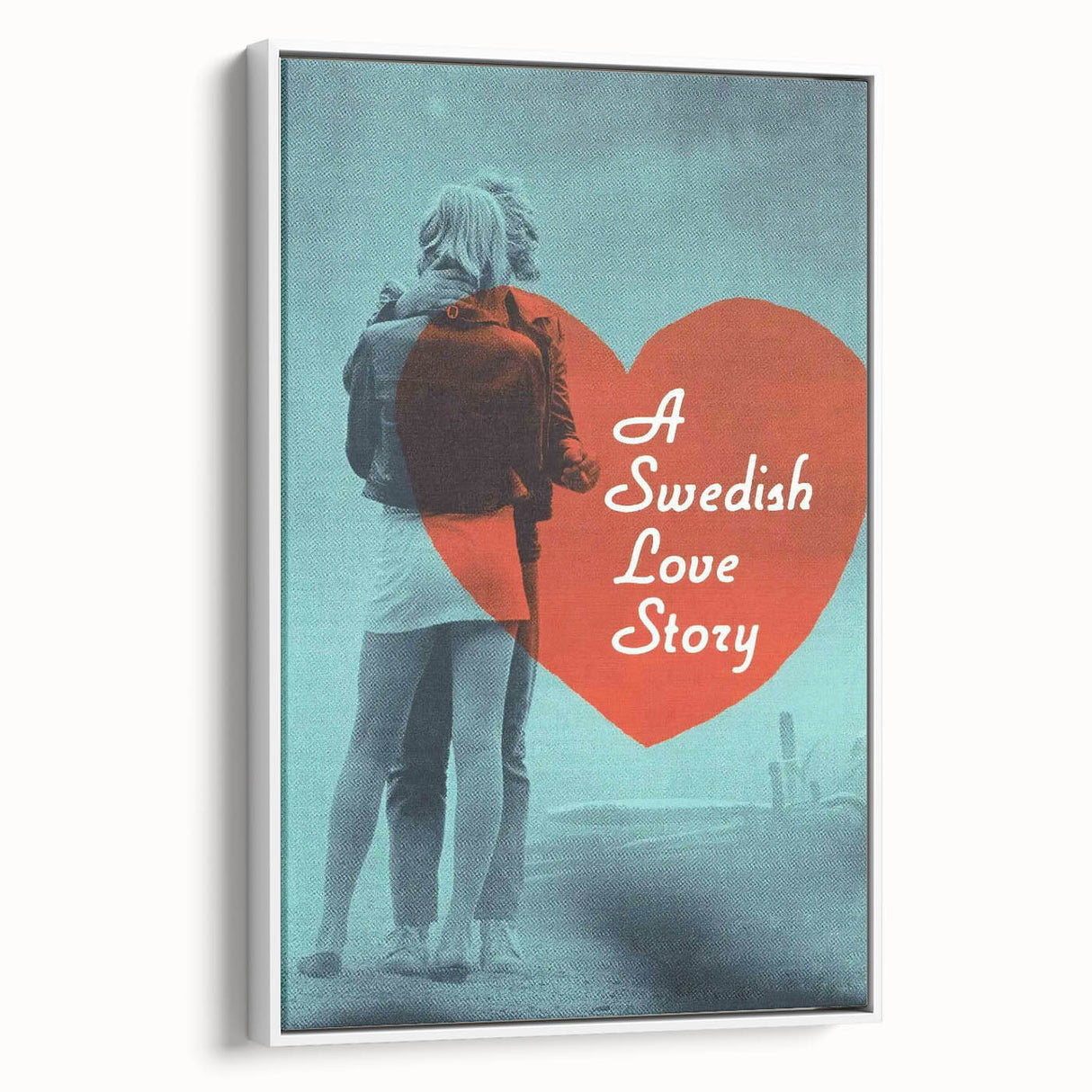 1970s Vintage Movie Poster – Classic 70s Film Art of A Swedish Love Story
