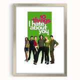 1990s Vintage Movie Poster - 10 Things I Hate About You Film Print