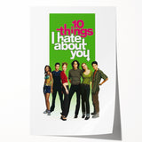 1990s Vintage Movie Poster - 10 Things I Hate About You Film Print