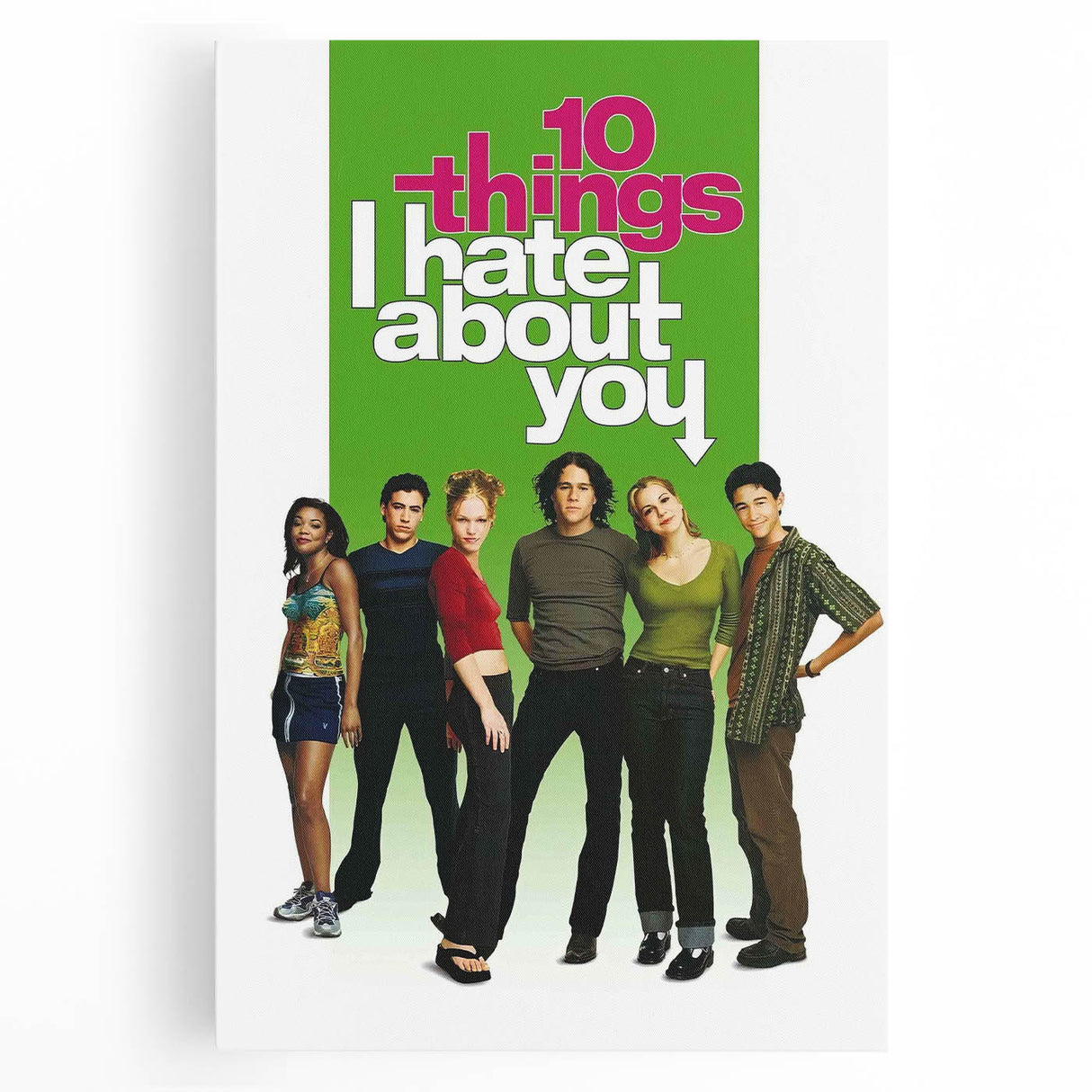 1990s Vintage Movie Poster - 10 Things I Hate About You Film Print