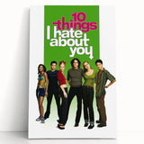 1990s Vintage Movie Poster - 10 Things I Hate About You Film Print