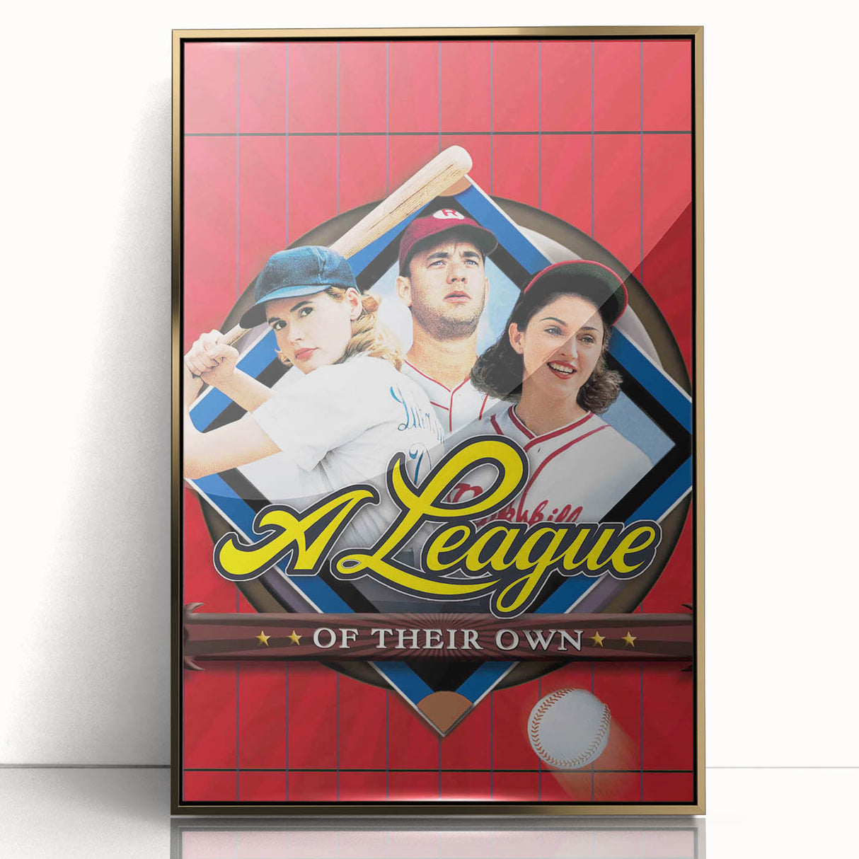 1990s Vintage Movie Poster - Classic 90s Film Art - A League of Their Own