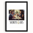Secrets & Lies 1990s Vintage Movie Poster | Classic 90s Film Art