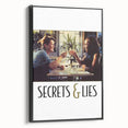 Secrets & Lies 1990s Vintage Movie Poster | Classic 90s Film Art