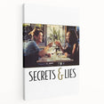 Secrets & Lies 1990s Vintage Movie Poster | Classic 90s Film Art