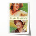 Sense and Sensibility 1990s Vintage Movie Poster | Classic 90s Film Art