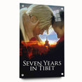 Seven Years in Tibet 1990s Vintage Movie Poster | Classic 90s Film Art