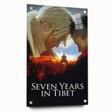 Seven Years in Tibet 1990s Vintage Movie Poster | Classic 90s Film Art