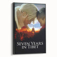 Seven Years in Tibet 1990s Vintage Movie Poster | Classic 90s Film Art