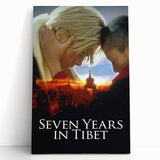 Seven Years in Tibet 1990s Vintage Movie Poster | Classic 90s Film Art