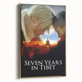 Seven Years in Tibet 1990s Vintage Movie Poster | Classic 90s Film Art