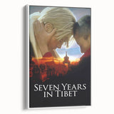 Seven Years in Tibet 1990s Vintage Movie Poster | Classic 90s Film Art