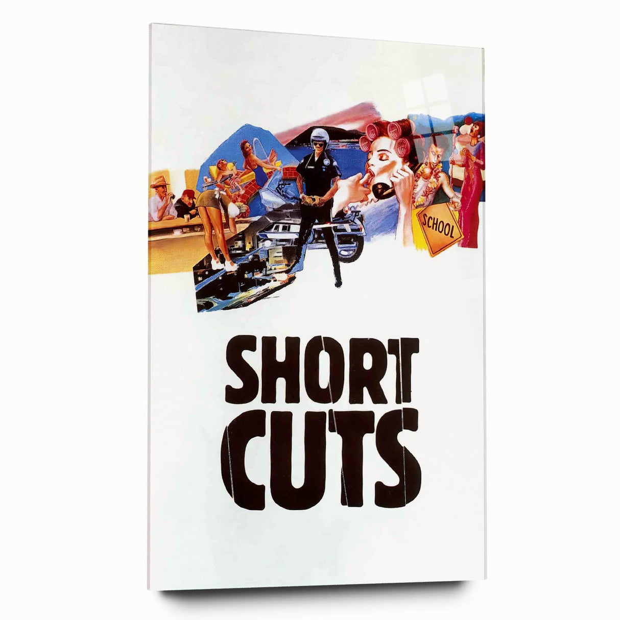 1990s Vintage Movie Poster – Short Cuts Retro 1990s Movie Print
