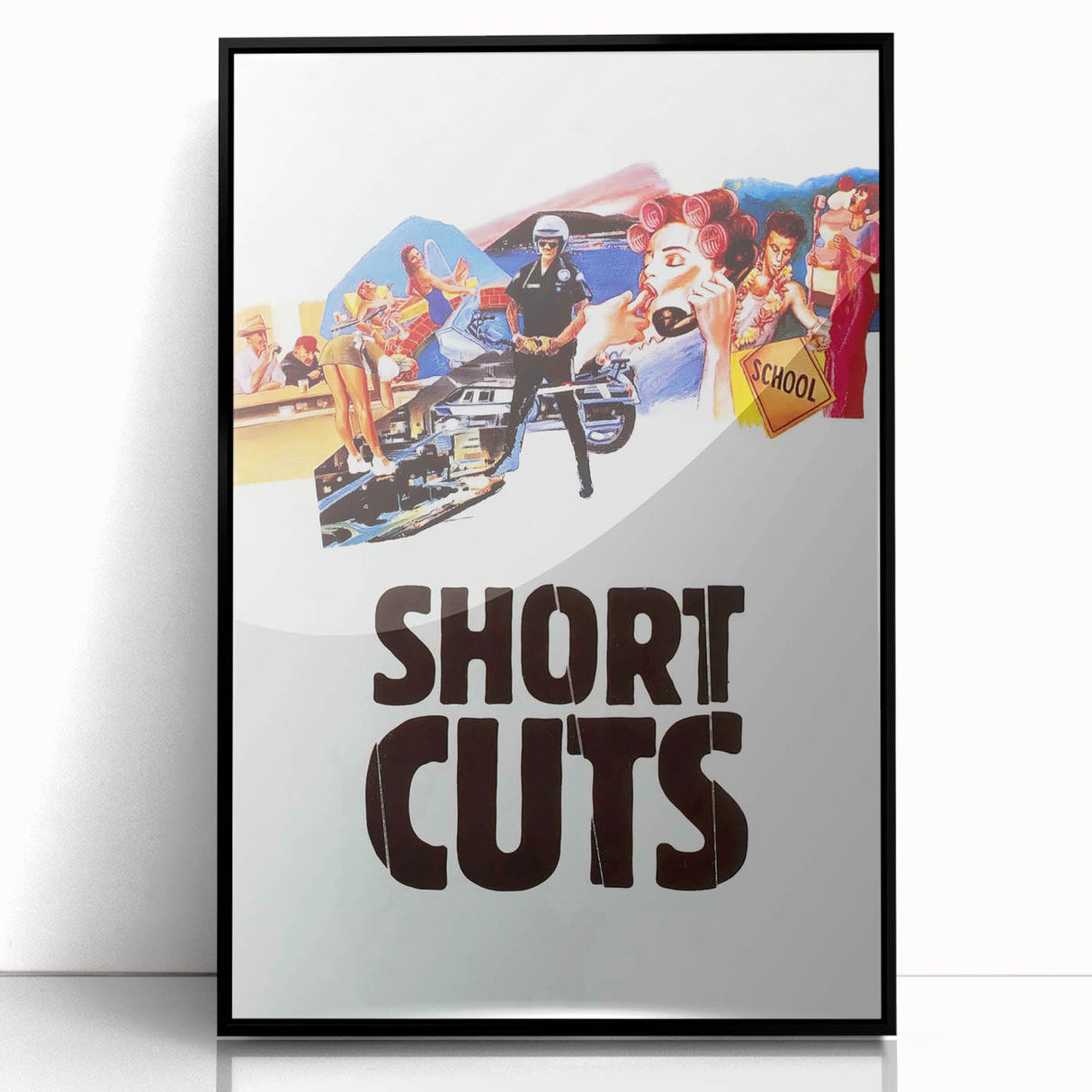 1990s Vintage Movie Poster – Short Cuts Retro 1990s Movie Print